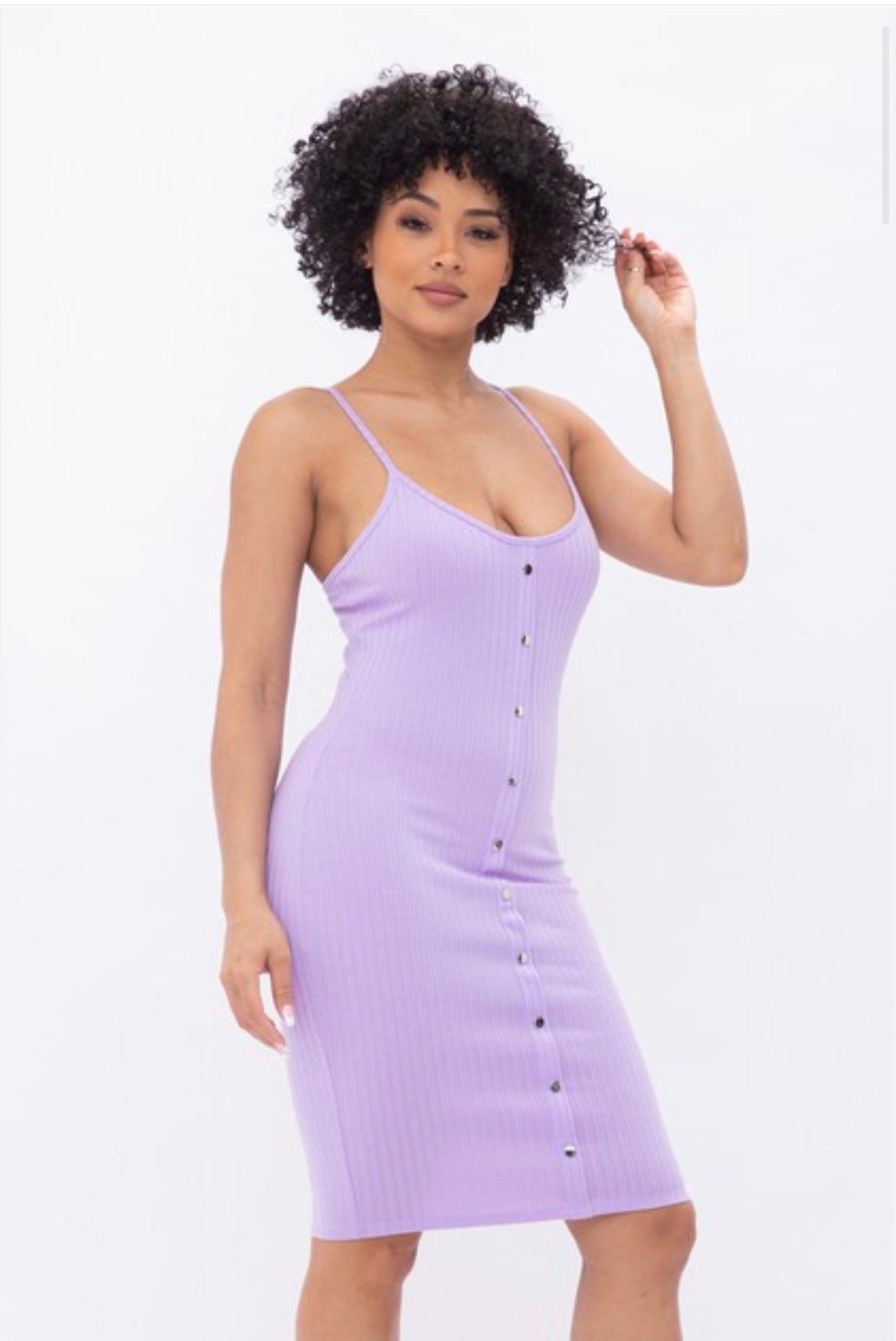 Pretty + Polished Button Dress