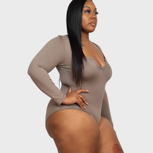 At Ease Long Sleeve Bodysuit