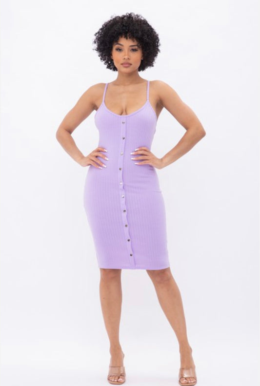 Pretty + Polished Button Dress