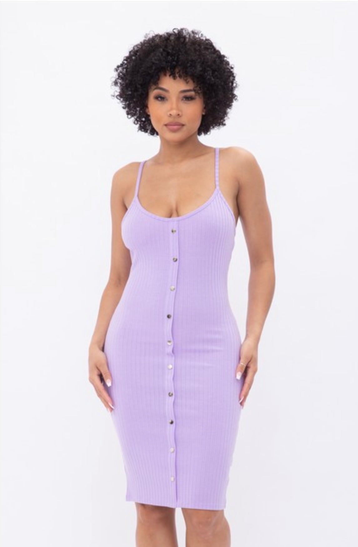 Pretty + Polished Button Dress