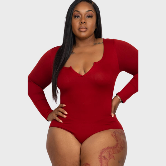 At Ease Long Sleeve Bodysuit
