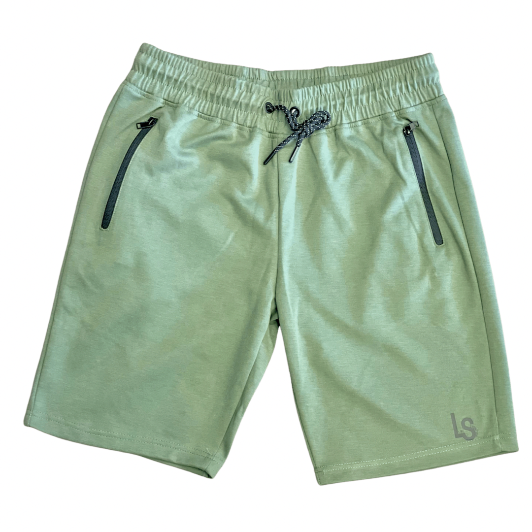 Men's LS Logo Zipper Short