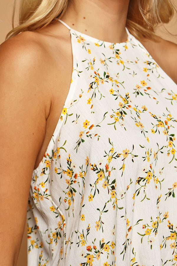 Feeling Floral Halter Top