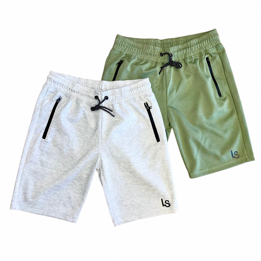 Men's LS Logo Zipper Short