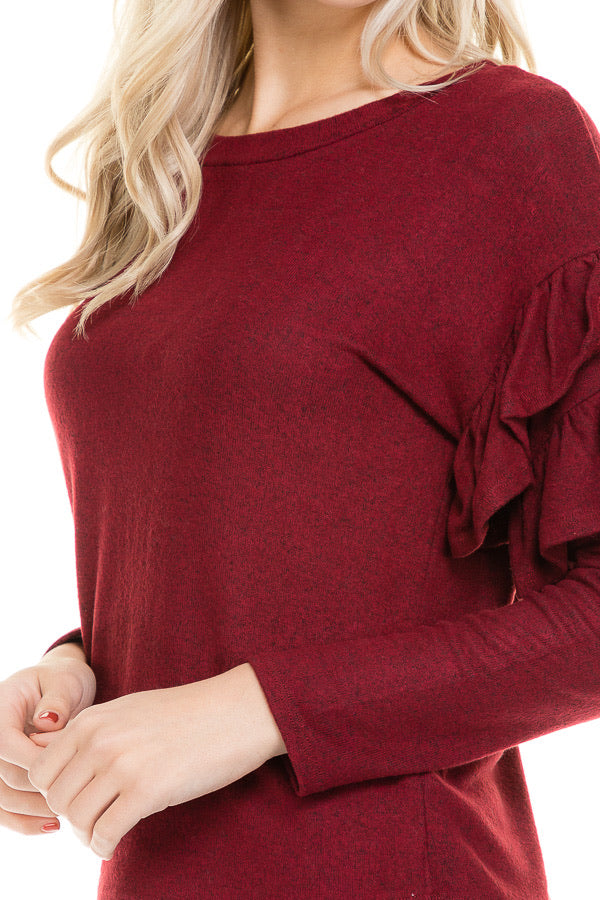 Ruffle My Feathers Top