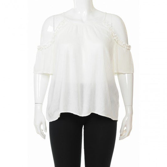 Good Vibes Cold Shoulder Top