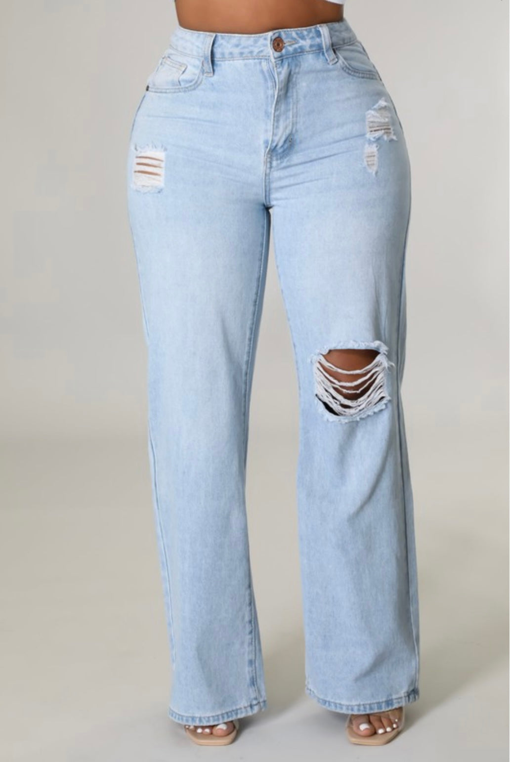 Throwback Wide Leg Jeans