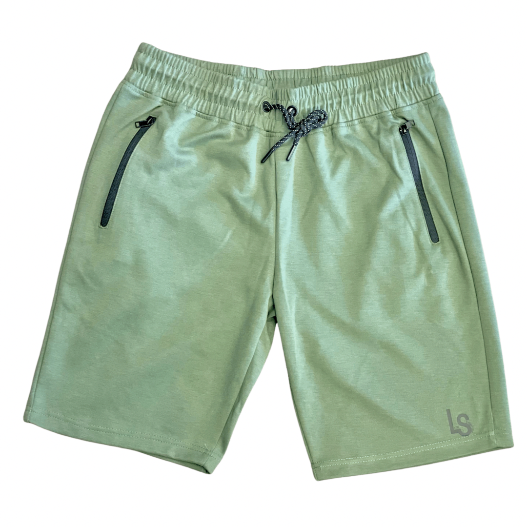 Men's LS  Logo Zipper Short