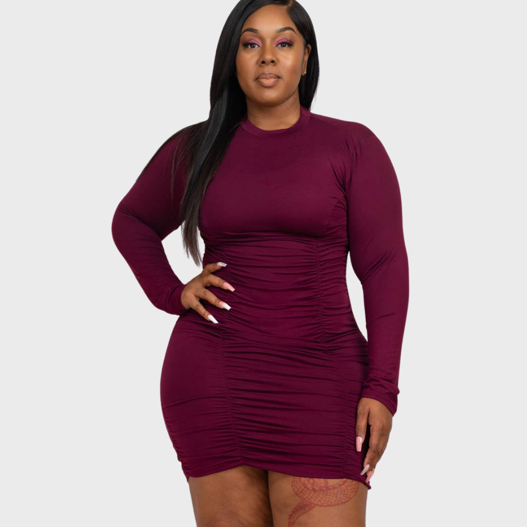 Party Starter Ruched Bodycon Dress