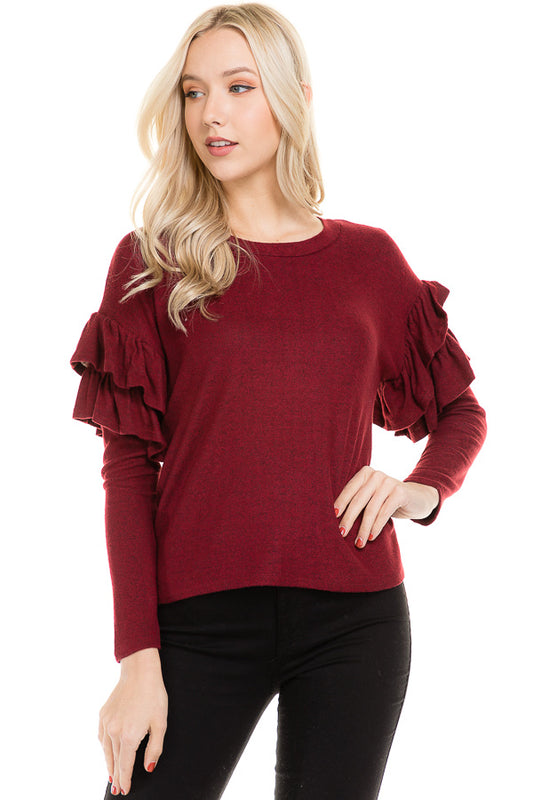 Ruffle My Feathers Top